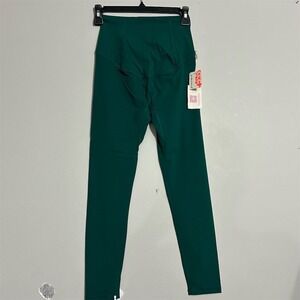 Free People Wunder Under High-Rise Ankle Leggings XS Green Activewear NWT